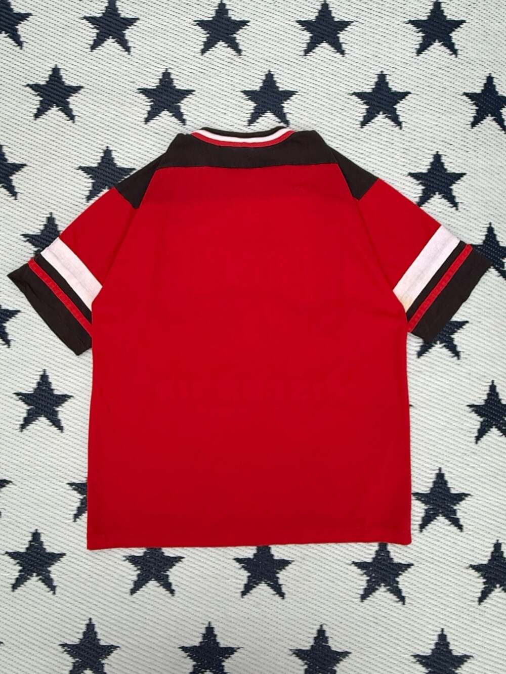 Vintage Scrimmage Wisconsin Badgers V-Neck Jersey Tee 14/16 - Picture 4 of 6